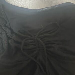 Heart & Hips Black Long Sleeve Top